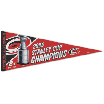 Carolina Hurricanes знаме NHL 2026 Stanley Cup Champions Locker Room On-Ice Premium