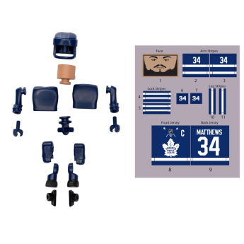 Toronto Maple Leafs фигурка Auston Matthews #34 NHL Construct