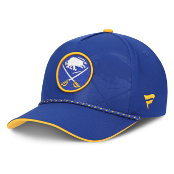 Buffalo Sabres баскетболна шапка с козирка NHL Fanatics Royal On Stage Podium Draft A-Frame Adjustable