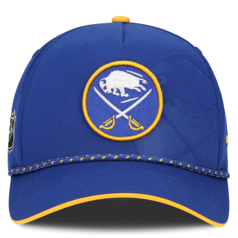 Buffalo Sabres баскетболна шапка с козирка NHL Fanatics Royal On Stage Podium Draft A-Frame Adjustable