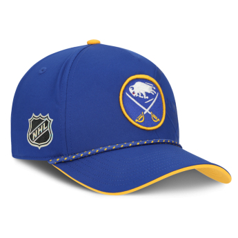 Buffalo Sabres баскетболна шапка с козирка NHL Fanatics Royal On Stage Podium Draft A-Frame Adjustable