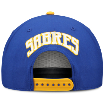 Buffalo Sabres баскетболна шапка с козирка NHL Fanatics Royal On Stage Podium Draft A-Frame Adjustable