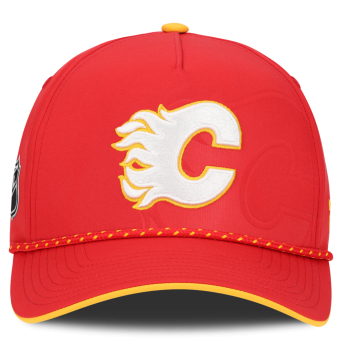 Calgary Flames баскетболна шапка с козирка NHL On Stage Podium Draft A-Frame Adjustable