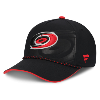 Carolina Hurricanes баскетболна шапка с козирка NHL Fanatics Black On Stage Podium Draft A-Frame Adjustable
