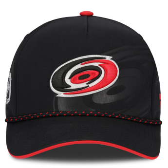 Carolina Hurricanes баскетболна шапка с козирка NHL Fanatics Black On Stage Podium Draft A-Frame Adjustable