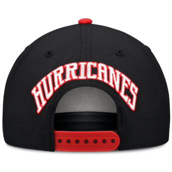 Carolina Hurricanes баскетболна шапка с козирка NHL Fanatics Black On Stage Podium Draft A-Frame Adjustable