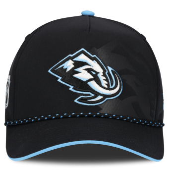 Utah Hockey Club баскетболна шапка с козирка NHL Fanatics Black On Stage Podium Draft A-Frame Adjustable
