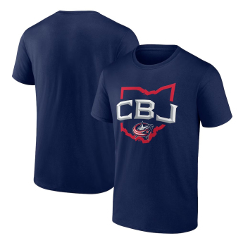 Columbus Blue Jackets мъжка тениска NHL Represent T-Shirt - Navy