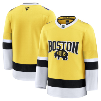 Boston Bruins хокейна фланелка NHL 2026 Stadium Series Premium Jersey - Gold