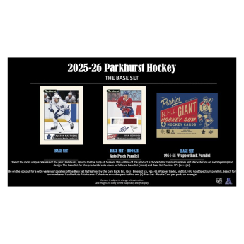NHL продукти хокей карти NHL 2025-26 Upper Deck Parkhurst Hockey Hobby box