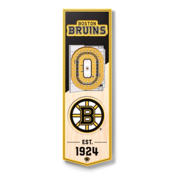 Boston Bruins табела за стена NHL Banner na stěnu W Sports Stadium Logo