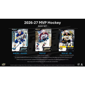 NHL продукти хокей карти NHL 2026-27 Upper Deck MVP Hockey Hobby Box