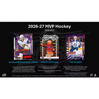 NHL продукти хокей карти NHL 2026-27 Upper Deck MVP Hockey Hobby Box