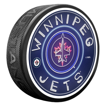 Winnipeg Jets шайба NHL Neon