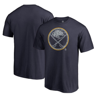 Buffalo Sabres мъжка тениска NHL Static Logo T-Shirt - Navy