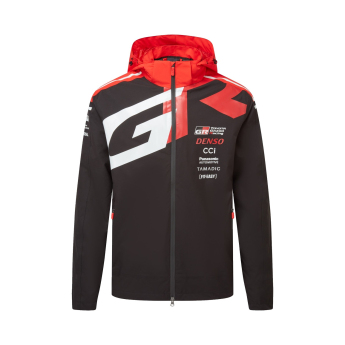 Toyota Gazoo Racing мъжко яке с качулка rain redblack WRT 2026
