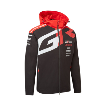 Toyota Gazoo Racing мъжко яке с качулка rain redblack WRT 2026