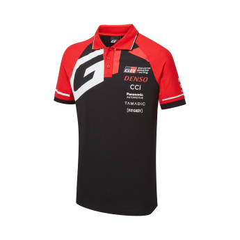 Toyota Gazoo Racing мъжка поло тениска redblack WRT 2026