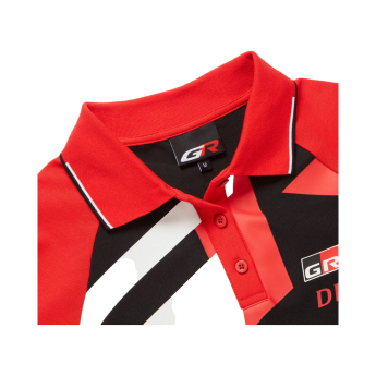 Toyota Gazoo Racing дамска поло блуза redblack WRT 2026