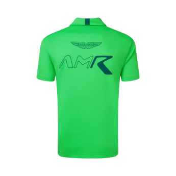 Aston Martin мъжка поло тениска WEC greem fluo 2026