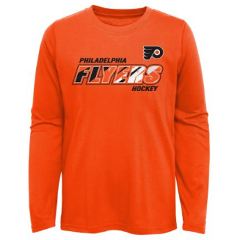Philadelphia Flyers детска тениска с дълъг ръкав Rink Reimagined LS Ultra orange
