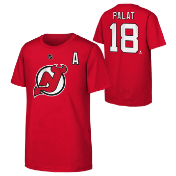 New Jersey Devils детска тениска Ondřej Palát Flat Alt.Captains N&N Ss