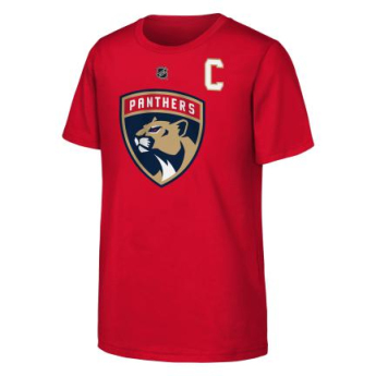 Florida Panthers детска тениска Aleksander Barkov Flat Captains N&N Ss Ctn