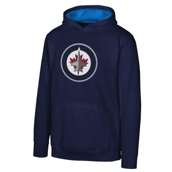 Winnipeg Jets детски суитшърт с качулка Prime Po Flc Hood -Home