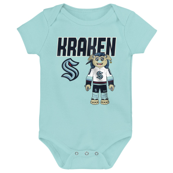 Seattle Kraken детско боди Littlest Player 3Pk Creeper Se