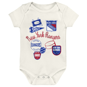 New York Rangers детско боди Littlest Player 3Pk Creeper Se