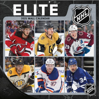 NHL продукти календар Elite 2025 Wall Calendar