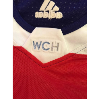 Отбори по хокей хокейна фланелка Czech republic Adidas World Cup 2016 Authentic Jersey red