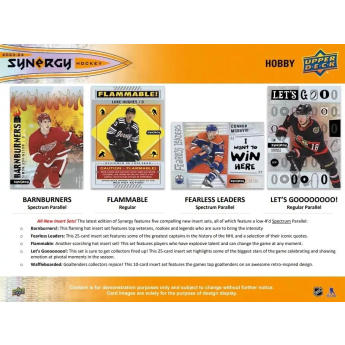 NHL кутии хокей карти NHL 2023-24 Upper Deck Synergy Hobby Box
