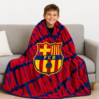 FC Barcelona одеяло Logo yellow