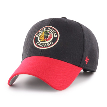 Chicago Blackhawks баскетболна шапка с козирка 47 MVP Vintage black red