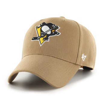 Pittsburgh Penguins баскетболна шапка с козирка 47 MVP SNAPBACK NHL camel beige