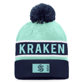 Seattle Kraken зимна шапка Traditional Navy-Icy Blue