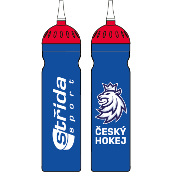 Отбори по хокей бутилка за пиене Czech Republic Logo Lev blue