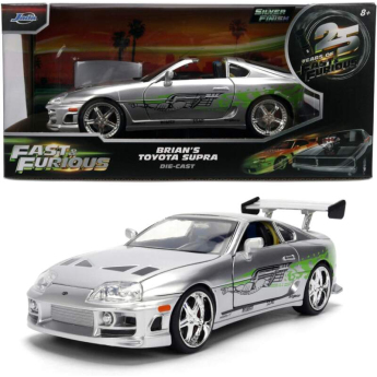 Модели на автомобили и мотоциклети модел 1/24 Fast & Furious 1995 Silver 25th Anniversary Edition
