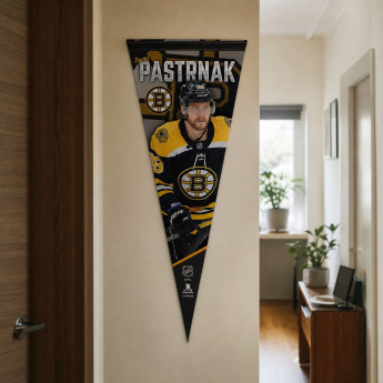 Boston Bruins знаме David Pastrnak Premium Pennant