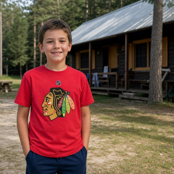 Chicago Blackhawks детска тениска Primary Logo Tee