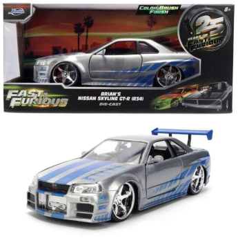 Модели на автомобили и мотоциклети модел 1/24 Fast & Furious Nissan Skyline GTR - Anniversary edition