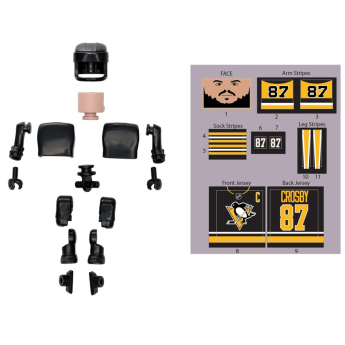 Pittsburgh Penguins фигурка Sidney Crosby #87 NHL Construct