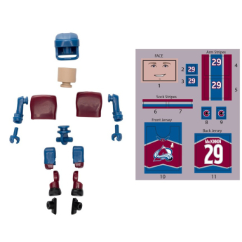 Colorado Avalanche фигурка Nathan MacKinnon #29 NHL Construct