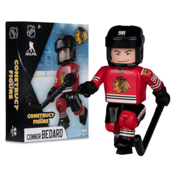Chicago Blackhawks фигурка Connor Bedard #98 NHL Construct