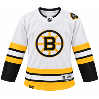 Boston Bruins детска фланелка NHL Premier White/Away