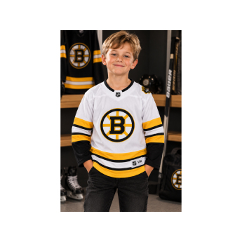 Boston Bruins детска фланелка NHL Premier White/Away