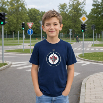 Winnipeg Jets детска тениска Primary Logo Tee
