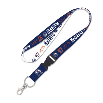 Edmonton Oilers ключодържател за врата Connor McDavid buckle 1