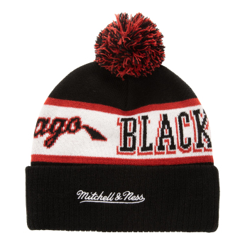Chicago Blackhawks зимна шапка Block Sweep Pom Knit